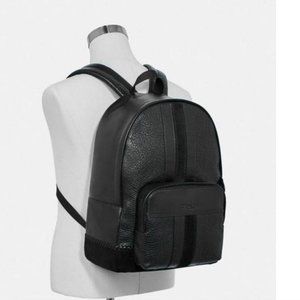 Coach Houston Backpack with Baseball Stitching.